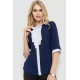 Блуза жіноча, колір синьо-білий, 172R11-1