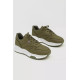 Кросівки жіночі екошкіра, колір хакі, 243R186-137