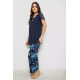 Женская пижама с принтом, цвет синий, 243R1600-005