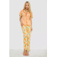 Жіноча піжама з принтом, колір помаранчевий, 243R7136