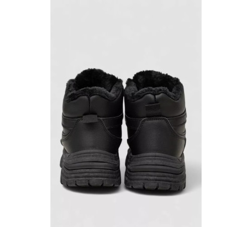 Кросівки жіночі зимові на хутрі, колір чорний, 248RDM07