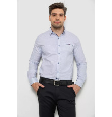 Рубашка мужская с принтом, цвет белый, 214R7170