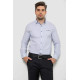 Сорочка чоловіча з принтом, колір білий, 214R7170
