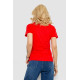 Футболка жіноча з принтом, колір червоний, 238R554