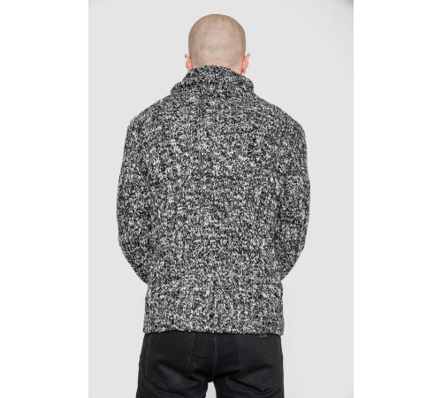 Светр чоловічий, колір чорно-білий, 214R10303