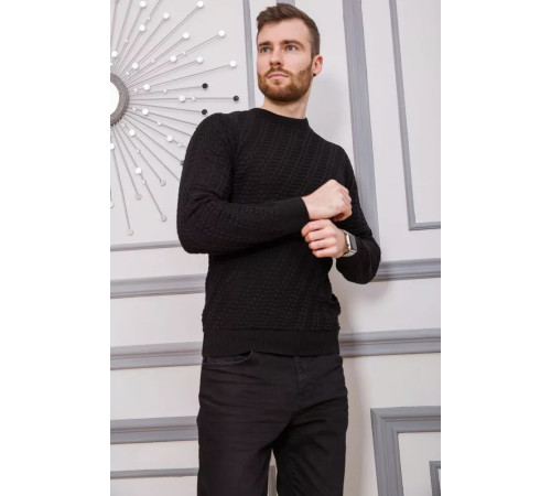 Свитер мужской, цвет черный, 161R800