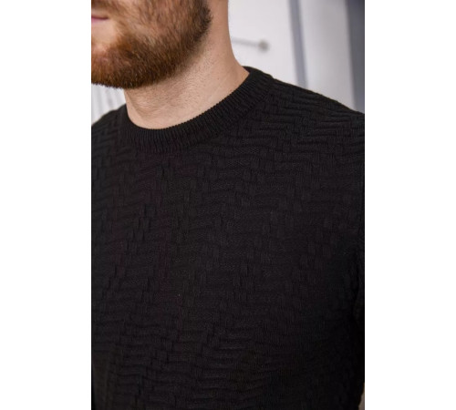Свитер мужской, цвет черный, 161R800