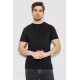 Футболка мужская однотонная базовая, цвет черный, 244R2408