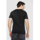 Футболка мужская однотонная базовая, цвет черный, 244R2408