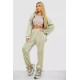 Спортивний костюм жіночий велюровий, колір світло-оливковий, 238R107-2