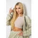 Спортивний костюм жіночий велюровий, колір світло-оливковий, 238R107-2