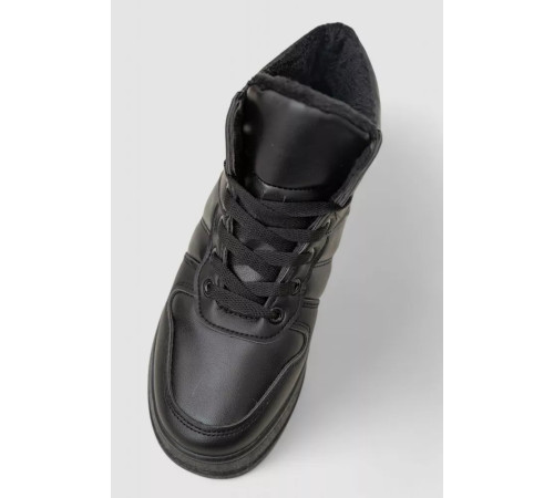 Кросівки жіночі зимові на хутрі, колір чорний, 248RQT12