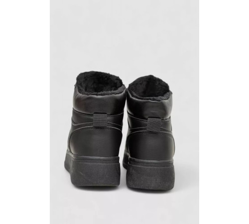 Кросівки жіночі зимові на хутрі, колір чорний, 248RQT12