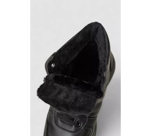 Кросівки жіночі зимові на хутрі, колір чорний, 248RQT12