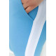 Спорт штаны женские двунитка, цвет голубой, 219RB-3004