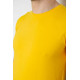Футболка мужская однотонная базовая, цвет желтый, 244R2407.