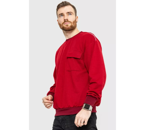 Світшот чоловічий, колір бордовий, 208R0235