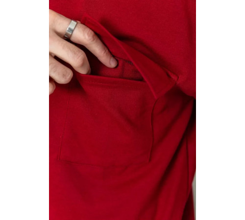 Світшот чоловічий, колір бордовий, 208R0235