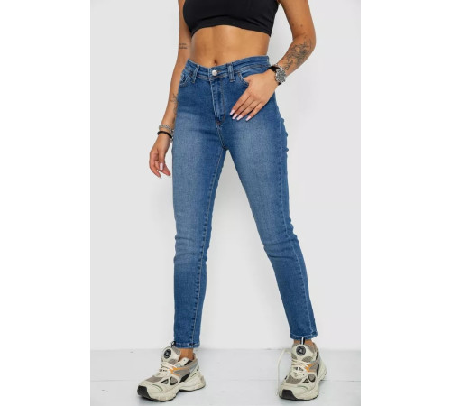 Джинси жіночі, колір синій, 244R3320