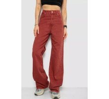 Джинсы женские, цвет бордовый, 182R2452.