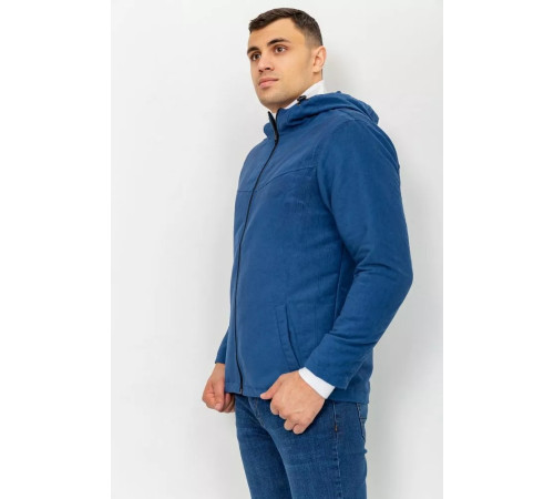 Вітровка чоловіча на блискавці, колір синій, 131R3009