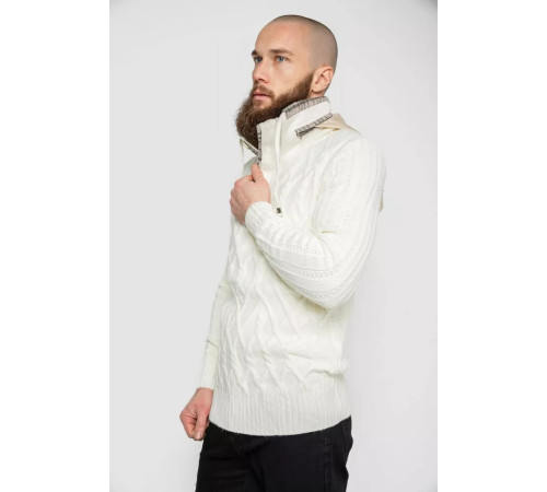 Светр чоловічий, колір молочний, 214R10314