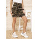 Жіноча джинсова спідниця, мілітарі, 164R2074
