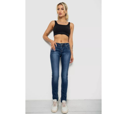 Джинси жіночі, колір синій, 244RA605