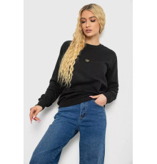 Свитшот женский утепленный, цвет черный, 238R57162-11