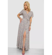 Сарафан с цветочным принтом на запах, цвет разноцветный, 241R185.