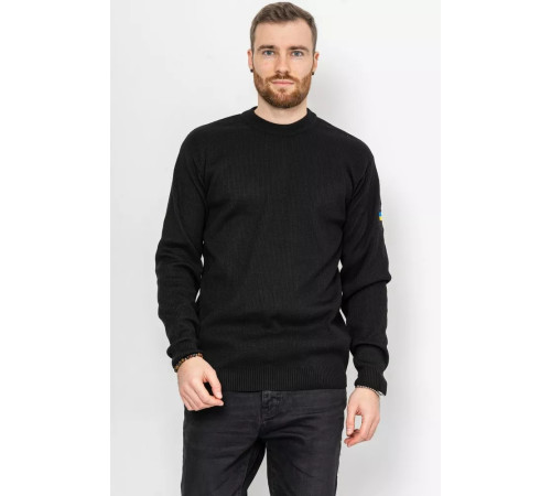 Свитер мужской, цвет черный, 161R120