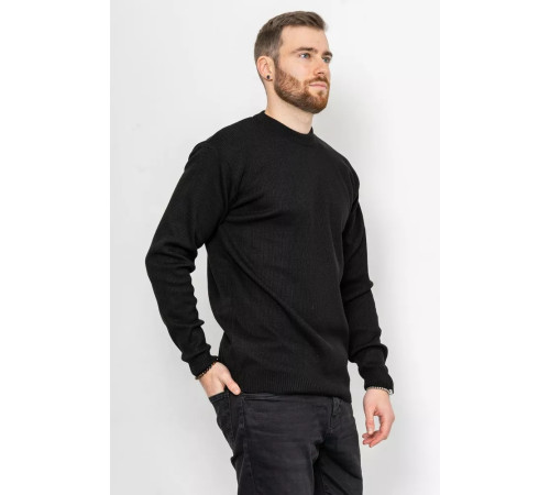Свитер мужской, цвет черный, 161R120