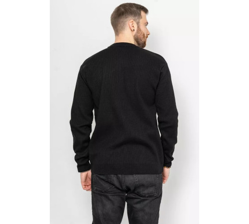 Свитер мужской, цвет черный, 161R120