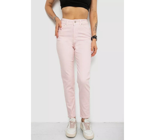 Джинсы женские, цвет пудровый, 182R1450.