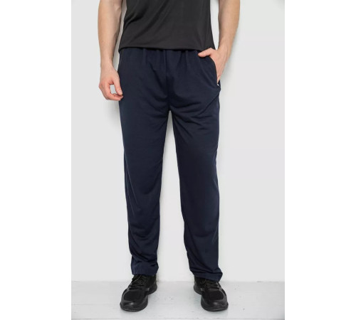 Спорт штани чоловічі, колір темно-синій, 244R41250