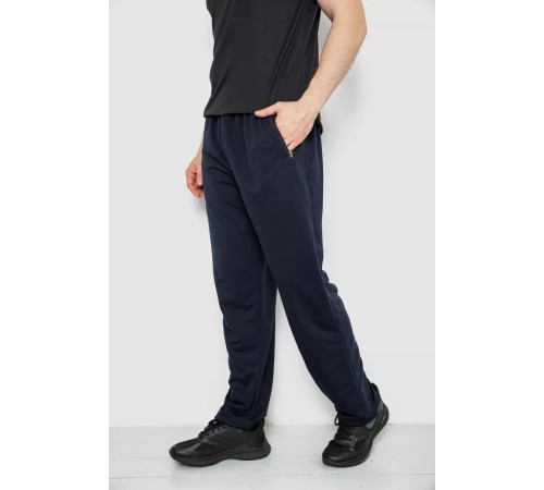 Спорт штани чоловічі, колір темно-синій, 244R41250