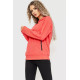 Худі жіночий з капюшоном, колір кораловий, 182R8030