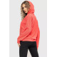 Худі жіночий з капюшоном, колір кораловий, 182R8030
