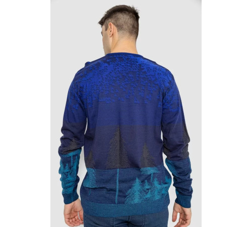 Свитер мужской повседневный, цвет электрик, 247R6138