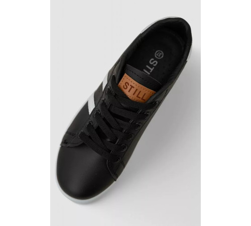 Кеди жіночі, колір чорно-білий, 248RR72-4