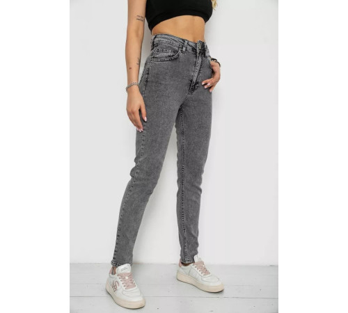 Джинси жіночі Mom's, колір сірий, 182R1613