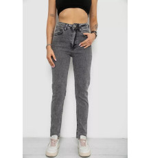 Джинси жіночі Mom's, колір сірий, 182R1613