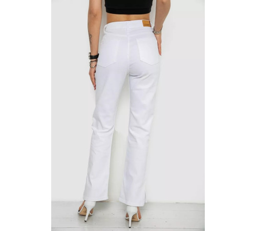 Джинсы женские, цвет белый, 182R1918.