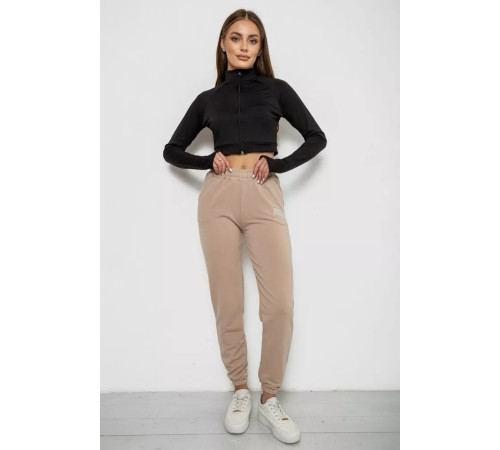 Спортивные брюки женские, цвет бежевый, 238R5052-1.
