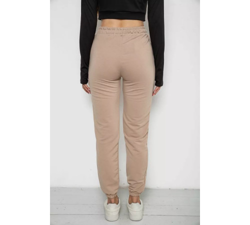 Спортивные брюки женские, цвет бежевый, 238R5052-1.