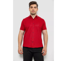 Сорочка чоловіча з принтом, колір бордовий, 214R7328