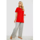 Женская пижама с принтом, цвет красный, 243R10366