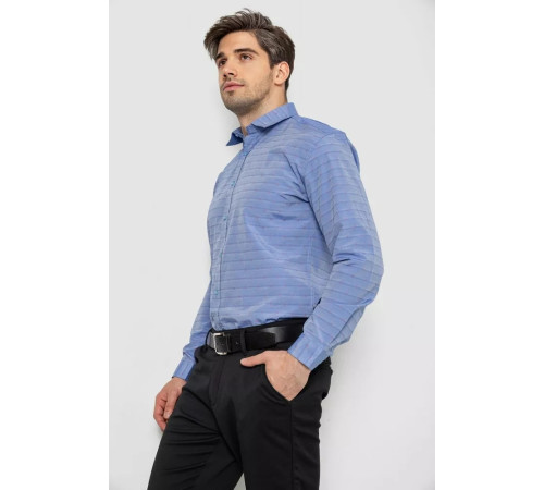 Рубашка мужская, цвет джинс, 214R821