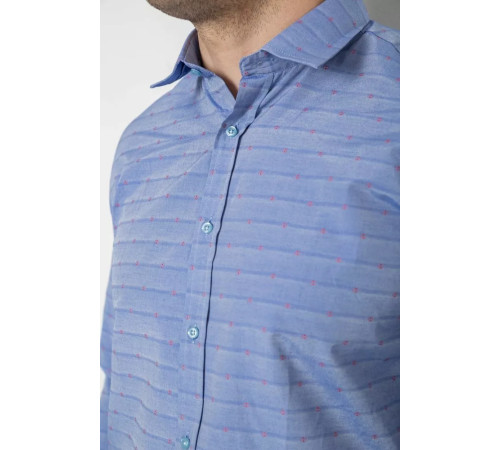 Рубашка мужская, цвет джинс, 214R821
