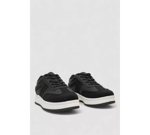 Кросівки жіночі демісезонні, колір чорно-білий, 243R2025-3